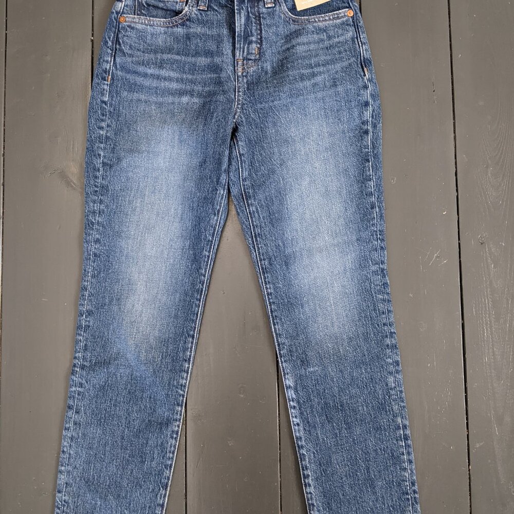 Madewell The Perfect Vintage High -Rise Jean  Womens Size 25P (petite/short) NEW